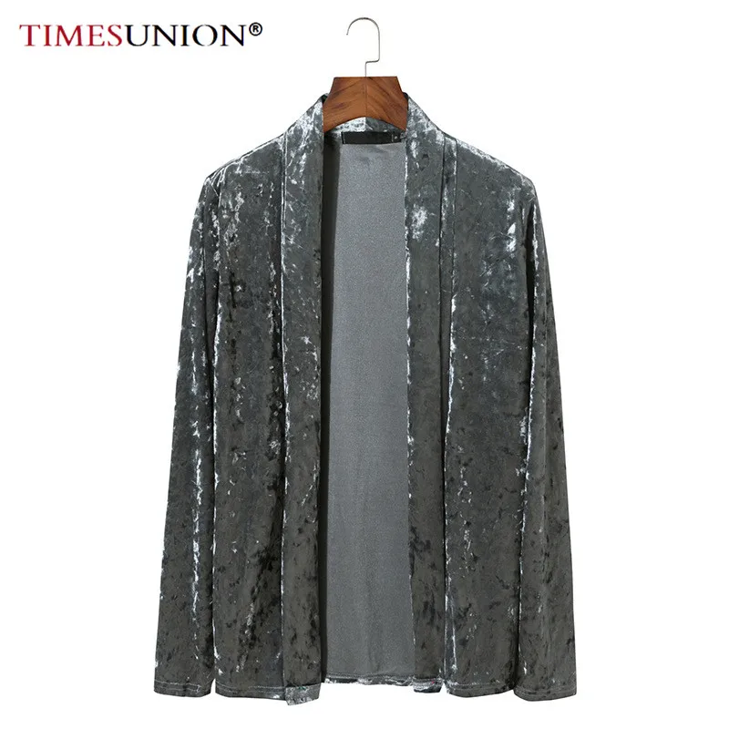 Velvet Cardigan Sweaters for Men Shawl Collar Mens Jackets 2020 Autumn Winter Coats Casual Slim Solid Luxury Hommes Veste Velvet Cardigan Sweaters for Men Shawl Collar Mens Jackets 2020 Autumn Winter Coats Casual Slim Solid Luxury Hommes Veste