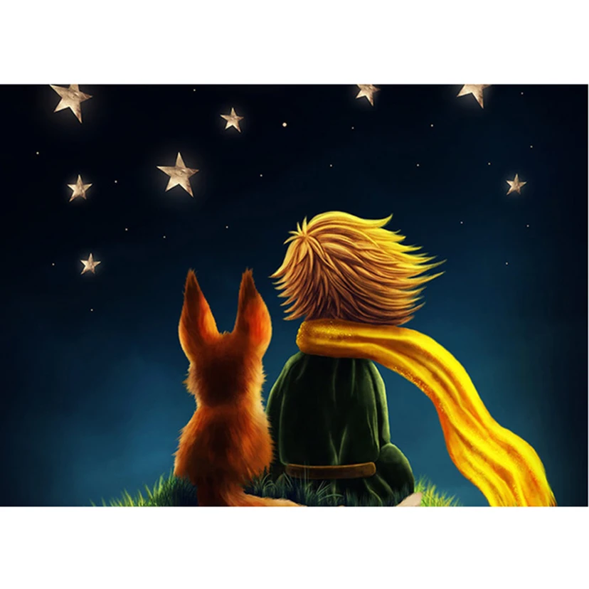 Набор для алмазной живописи The little Prince FH057 мозаика из мультфильма вышивка с