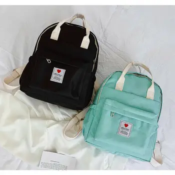 

Large Capacity canvas School Bag For College Men Women High Quality Women Backpack Waterproof Travel Notebook Bagpack