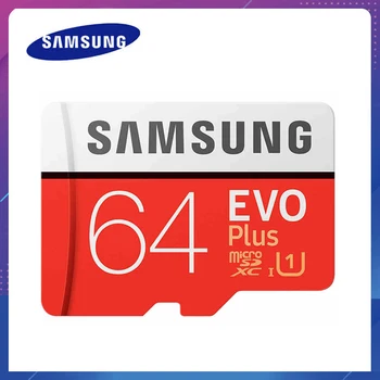 

SAMSUNG EVO Plus Micro SD Memory Card 64GB microSDXC U3 C10 UHS-I 100MB/s TF Card 4K HD with Adapter & USB 3.0 Card Reader