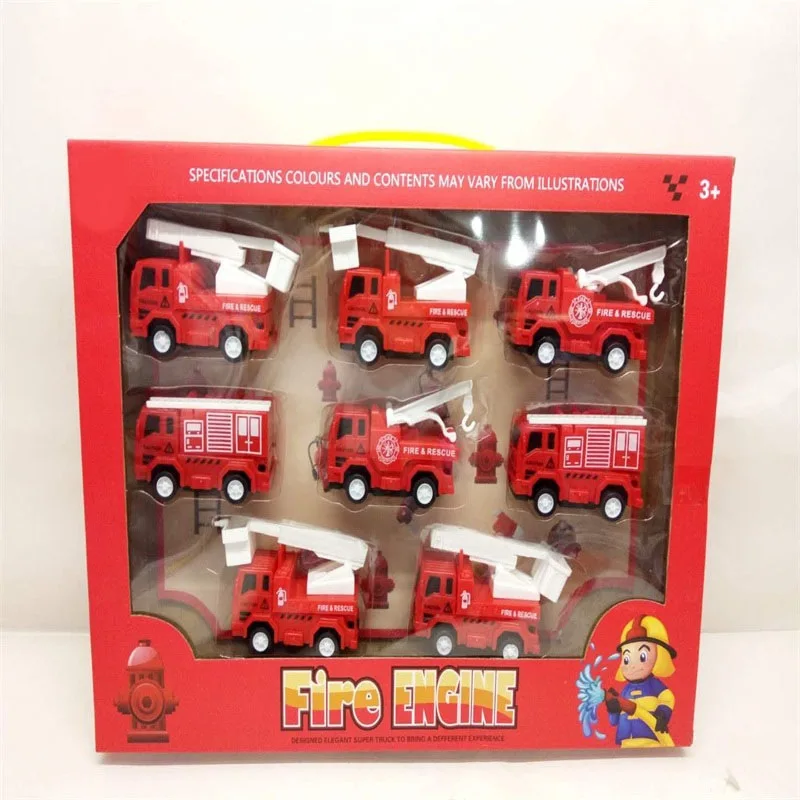 

Children Model Car Set Educational Engineering Firefighting jun shi che Warrior Mini Alloy Car Model Toy Car