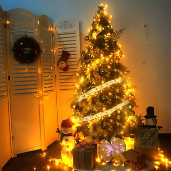 

Christmas Tree Decor Fairy String Light 4M 40 LED Ribbon Fairy String Lights LED Gift Wrap Xmas Fairy String Lights Strip