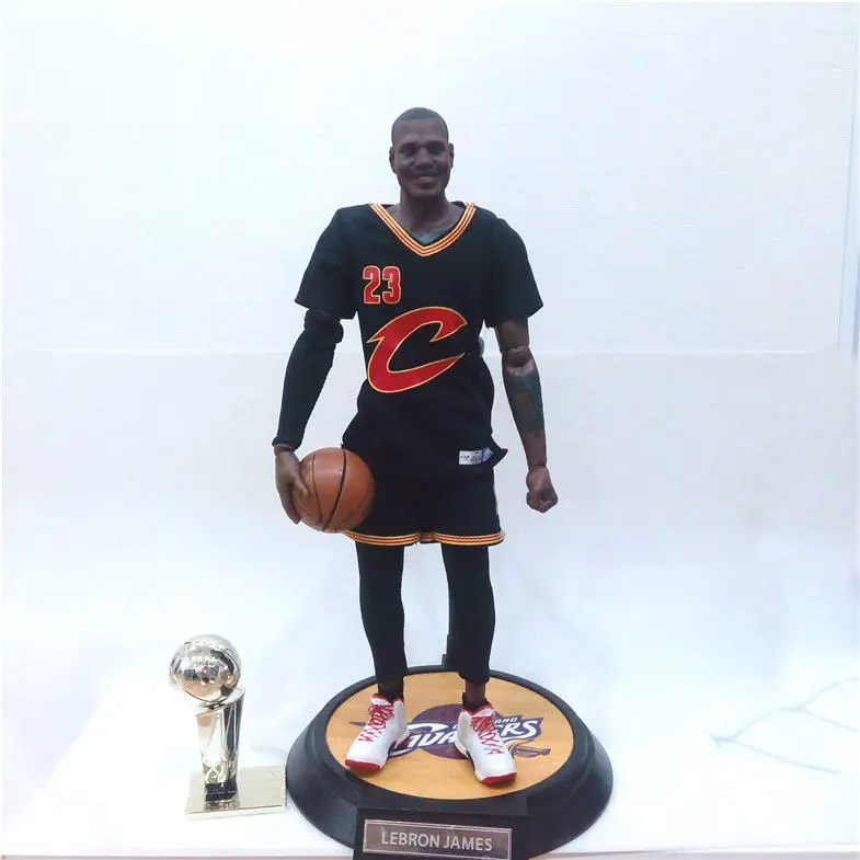 1/6 масштабная настоящая Коллекция-LeBron James фигурка в коробке