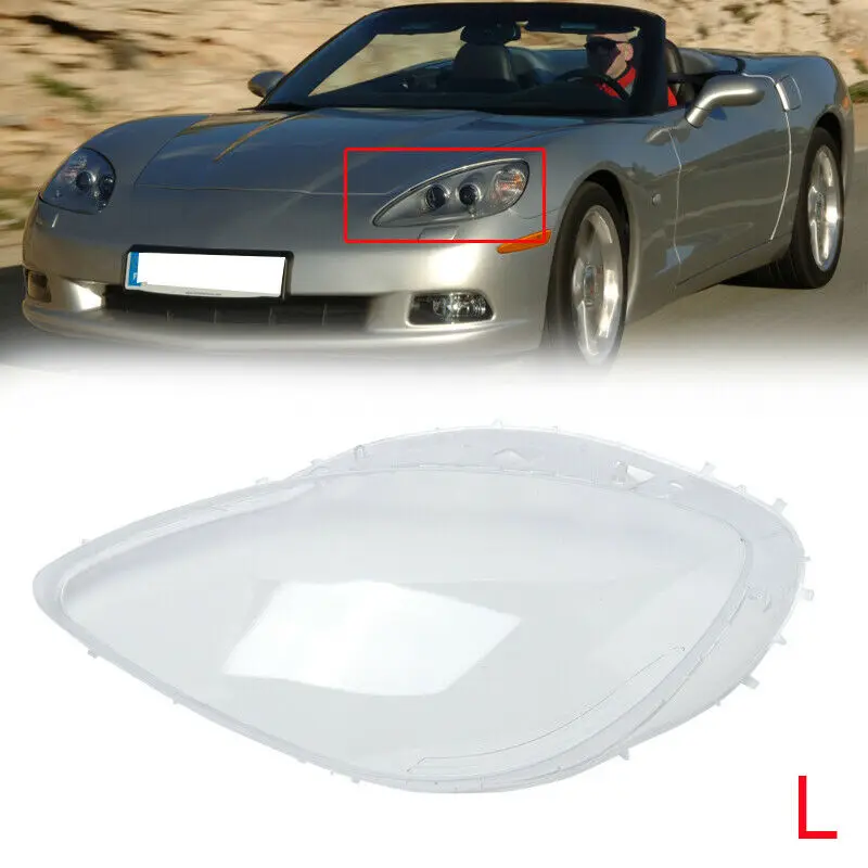 left Замена фар линзы пассажира ДЛЯ Chevy КОРВЕТ C6 2005 2006 2007 2008 2009 2010 2011 2012 2013 - Цвет: left