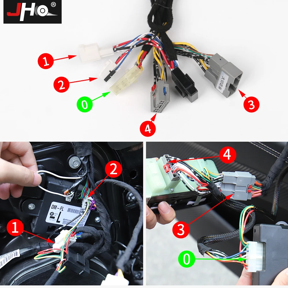 Automatic 4-Door Car Power Window Closer Module Kit For Jeep Grand Cherokee 2014-15 17 WK2 Accessories, Car Window Closer Module