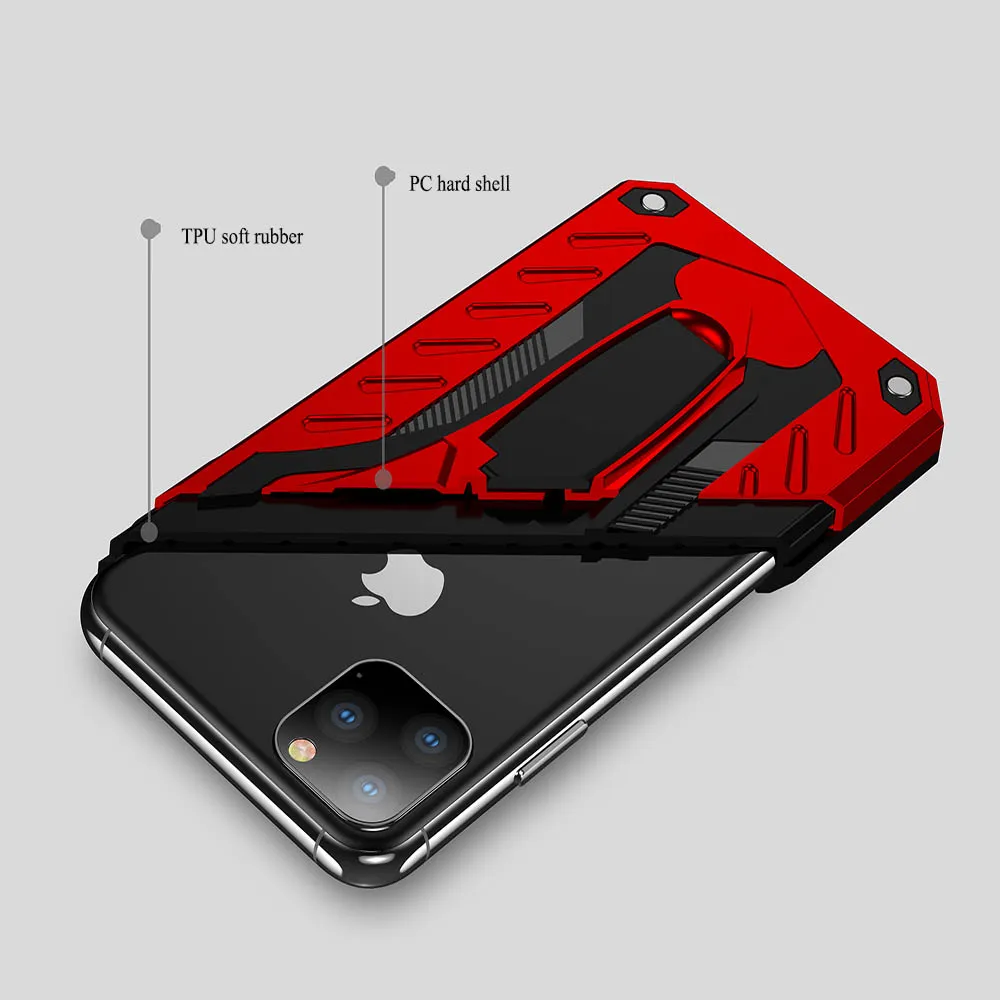 Противоударный чехол-подставка для iPhone 11 Pro Max, чехол подходит для iPhone Xs Max Xr X 6 6s 7 8 Plus, чехол-подставка, чехол для телефона