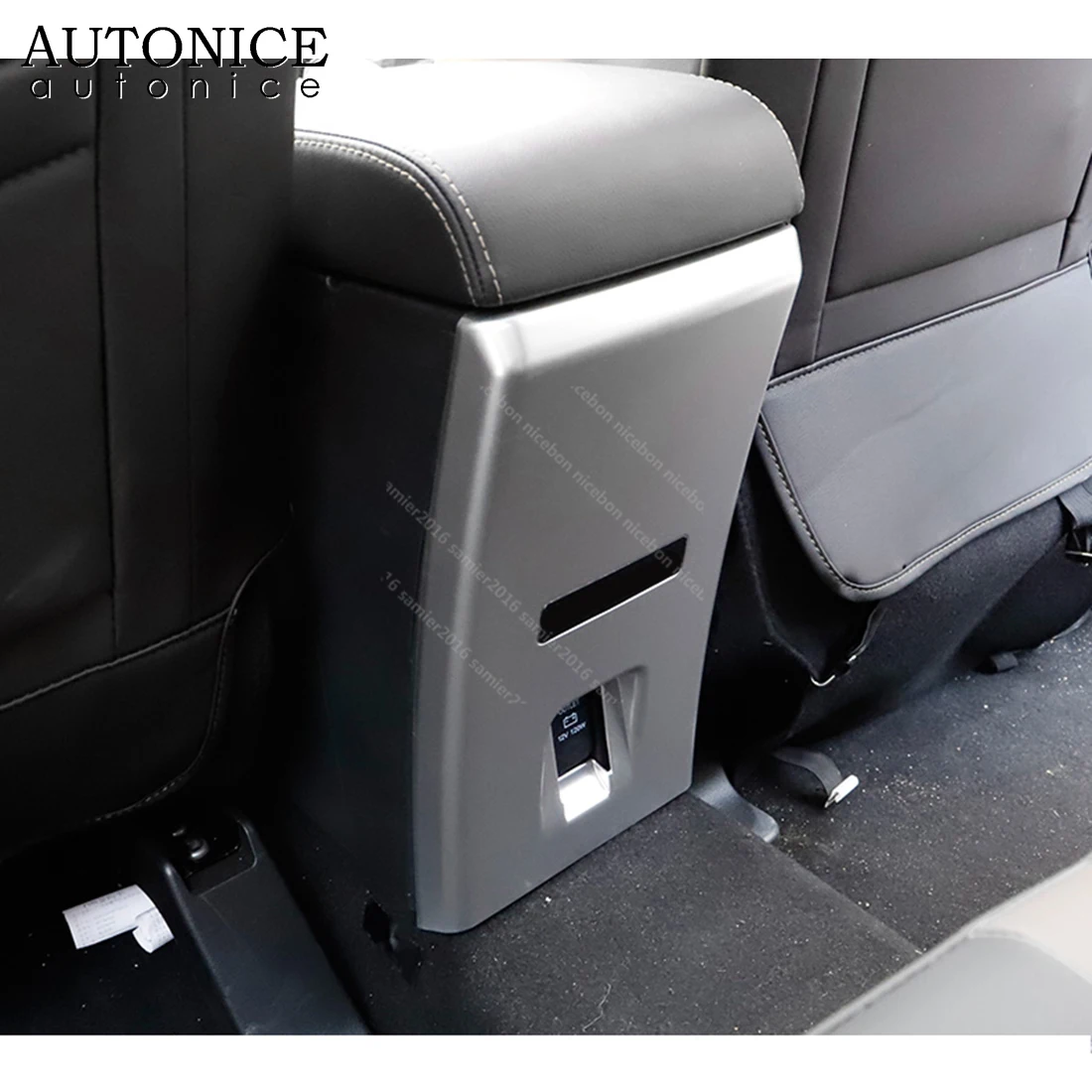 Углеродное волокно цветной протектор сиденья для Mitsubishi Eclipse Cross ABS