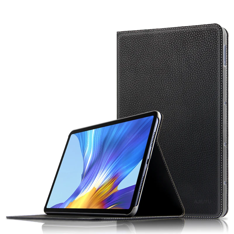 

Case Cowhide For Huawei Honor V6 KRJ-W09 KRJ-AL00 Protective Cover Genuine Leather case for Honor V6 10.4" new 2020 Tablet cases