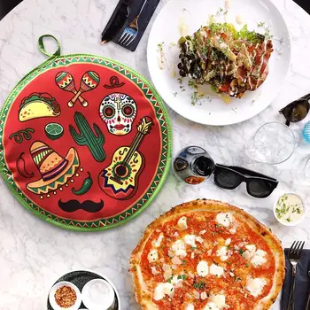 

Insulation Keep Warm Bags 12 Inch Tortilla Warmer Pouch Holder Insulated Microwavable Fabric Bag Holder For Corn Flour Burrito