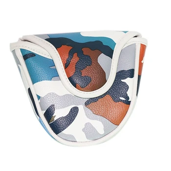 

1Pcs Golf Mallet Putter Headcover Cover for Small Center Putters net Closure Blue
