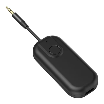 

2 in 1 Bluetooth 5.0 Transmitter Receiver TV PC Car Speaker 3.5mm AUX Hifi Music Audio Adapter/Headphones Car/Home Stereo Device