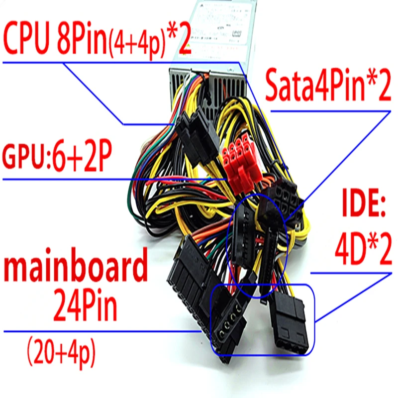 Блок питания для Delta 12 В мини ITX T39 S3 Flex небольшой 1U NAS Питание DPS-400AB-12B DPS-400AB-17B FSP200-50PLA FSP220-50AP GPS-200APA