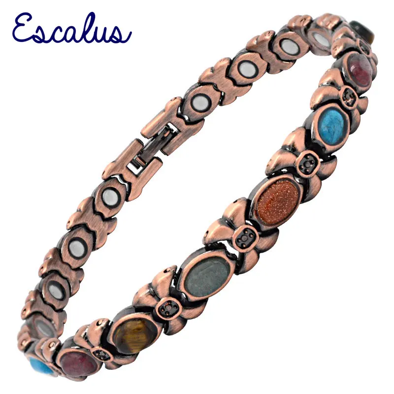 14 шт. женские магнитные браслеты с полудрагоценными камнями|women magnetic bracelet|magnetic