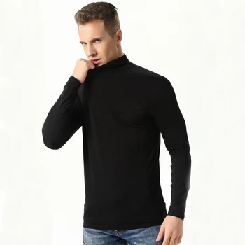 

soft and breathable shapers XML2 Underwear men modal elastic tight undershirt high neck long johns New Design Slim Fit #ds9580kg