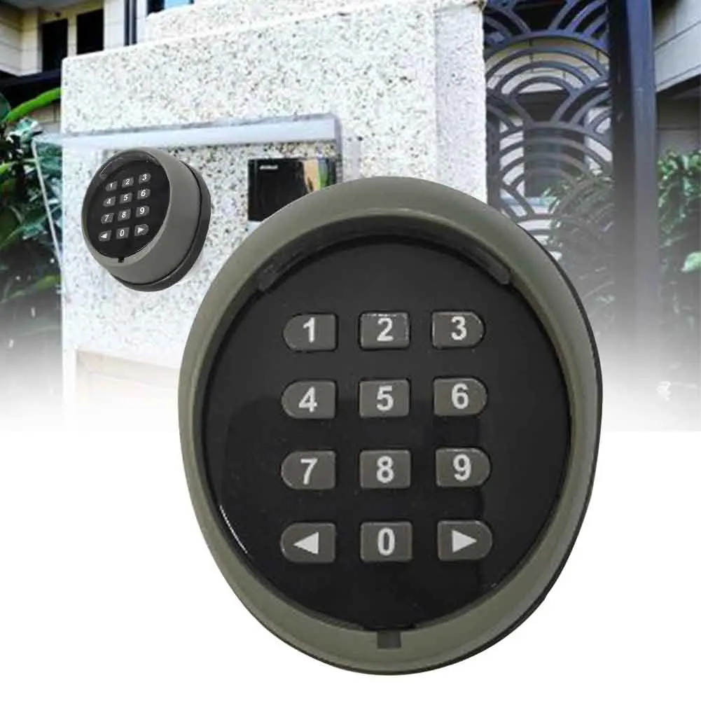 Keyless универсальный замок с паролем для двери черный ABS Домашний Беспроводной маленький легко установить безопасность пульт дистанционного управления Умный прочный код