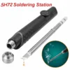 SH72 65W Mini Electric Soldering Iron Adjustable Temperature Portable Solder Welding Station SH-K KU D24 BC2 C4 Tip tool not T12 1
