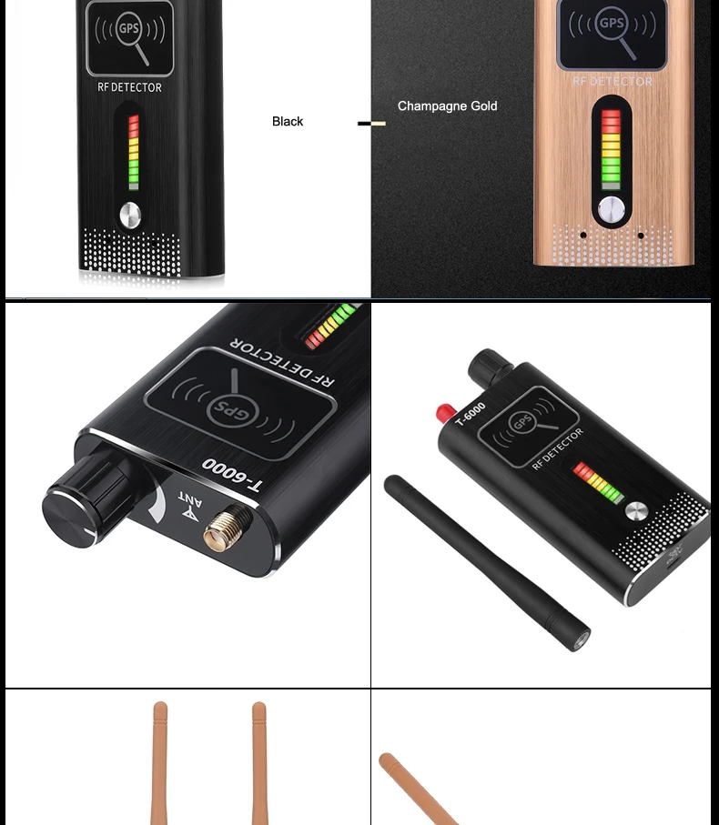 Detector de câmera antiespionagem