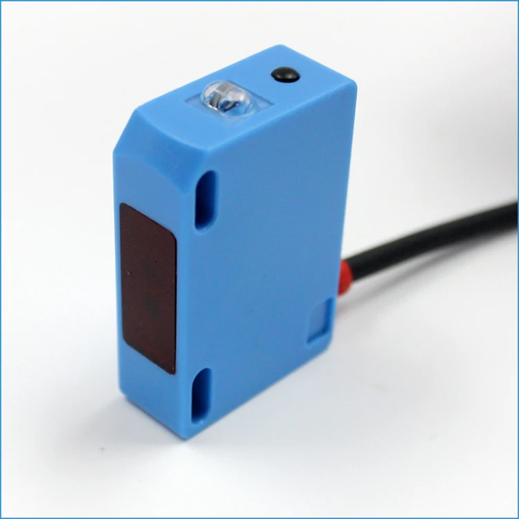 

Chinese manufacturer diffuse laser sensor with button-push setting, Sensing targer with background shielding functions sensor