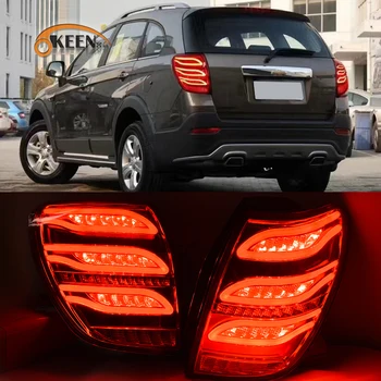 

OKEEN 2pcs LED Tail Lights for Chevrolet Captiva 2006 2007 2008 2009 2010 2011 2012 2013 2014 15 2016 2017 Braking Turning Lamp