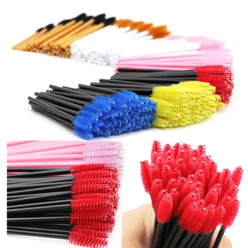 

150PCS Disposable False Eyelash Brushes Eyebrow Mascara Comb Wand Applicator Makeup Brushes for Eyelash Extension Makeup Tools