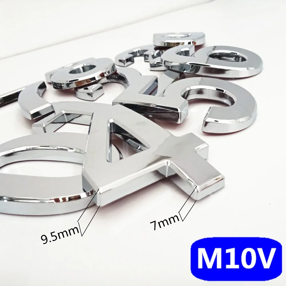 M10V亮银10cm塑料门牌=e特写