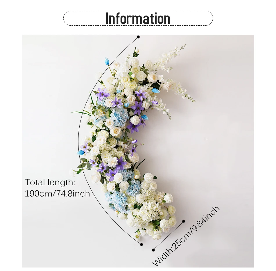 Flower Wedding Stage Guide Background Wall Decoration Photography Projects for Fake Flower Store Opening