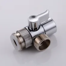 Горячий полированный хромированный латунный кран для раковины, разветвитель для кухни M22xM24 USJ99