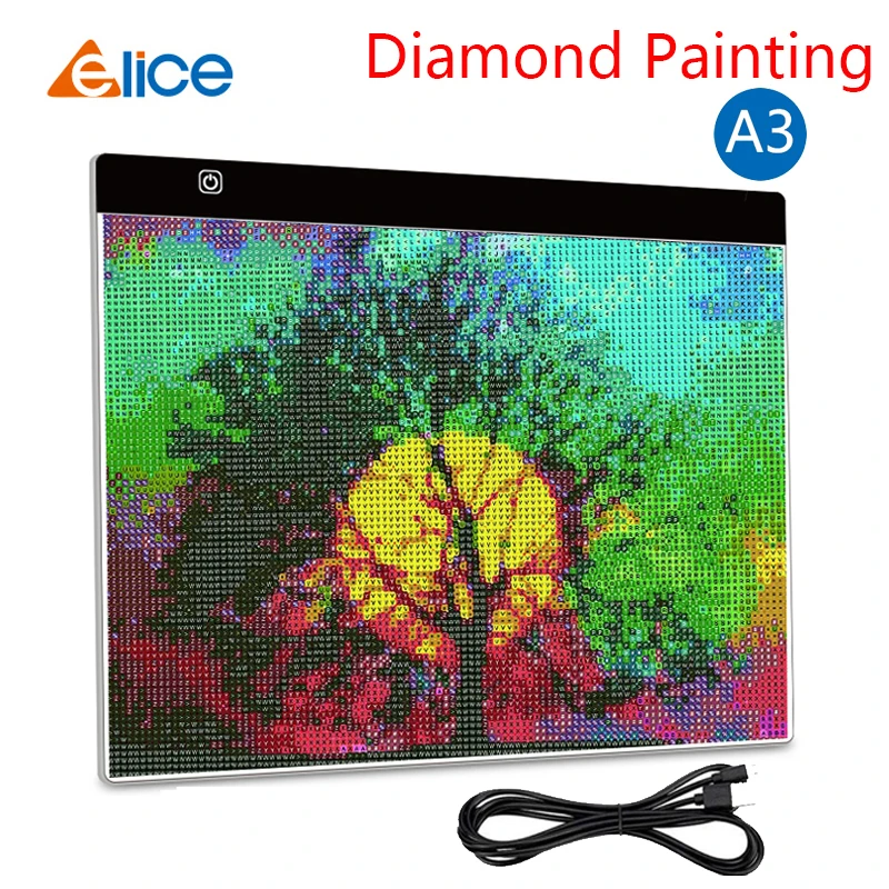 

Elice A3 LED Light Pad Artcraft Tracing Light Box Copy Board Digital Tablets Painting Writing Drawing Tablet Sketching pad