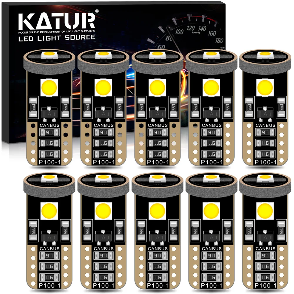10x T10 светодиодный светильник W5W Canbus для BMW E90 E60 E46 E36 E39 E87 X5 E53 F20 X3 E83 F25 F30 F10