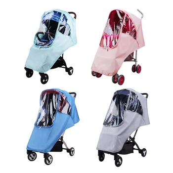 

Baby Stroller Raincover Universal Pushchair Waterproof Windproof Raincoat Rain Weather Cover Shield Raincover Stroller Accessory