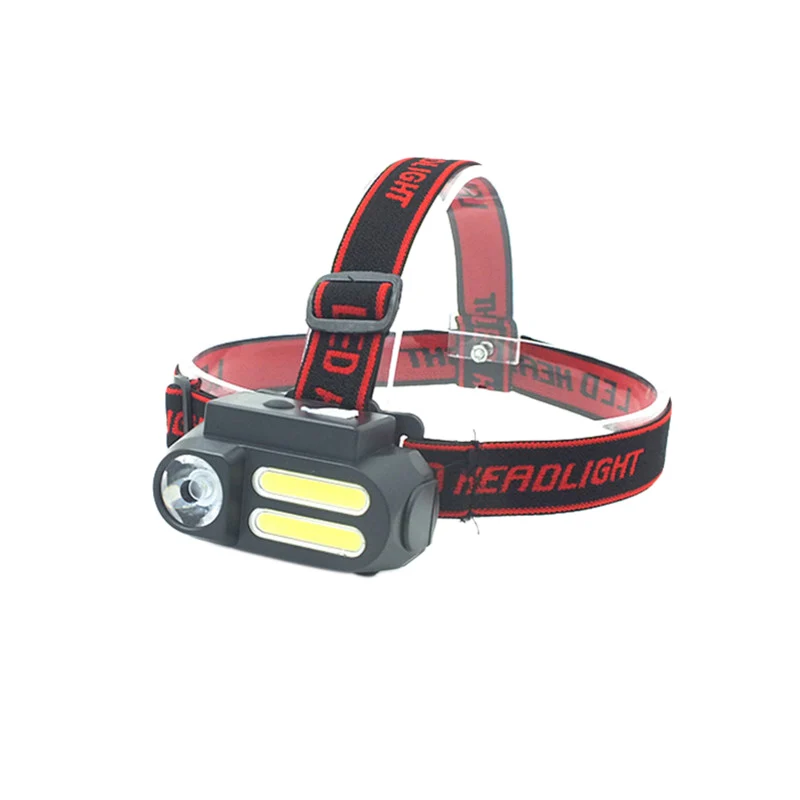 

Cob Led Headlight Flashlight Waterproof Mini Running Headlight Bright Headlight for Camping Night Jogging Reading Without Batter