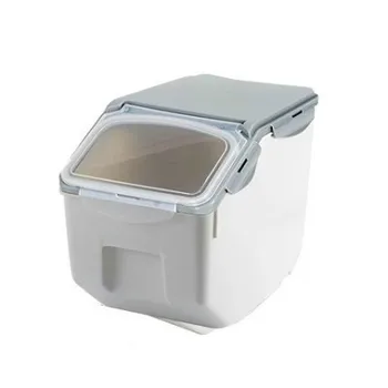 

H1 Cat Food Barrel Pet Storage Sealed Moistureproof Box Receiving Dog Bar