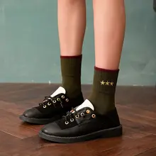 Jeseca студенческие зимние носки в школьном стиле осенние женские модные японские Kawaii винтажные носки для рождественской девочки подарок