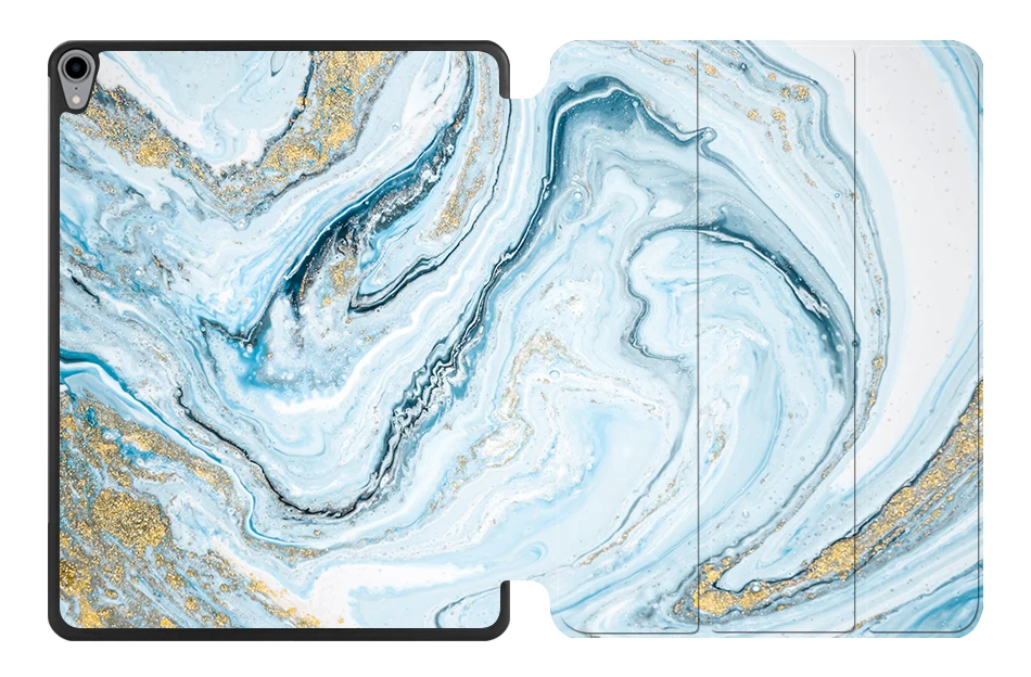 МТТ мраморный Чехол для iPad Pro 12,9 дюйма выпуска тонкий из искусственной кожи флип стенд смарт-чехол для планшета A1876 A2014 A1895 a1983