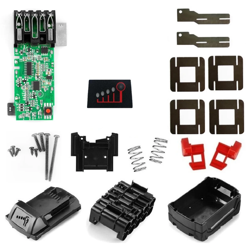 M18-10 пластиковый чехол для батареи печатная плата Монтажная плата коробка для Mil waukee 48-11-1840 18 в 3.0Ah 6.0Ah аккумуляторная батарея электрическая дрель