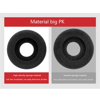 

5pcs Repair Parts Doughnut Shape Gift Accessories Wraps Headset Ear Pads Home Breathable Sponge Cover For Plantronics HW261N