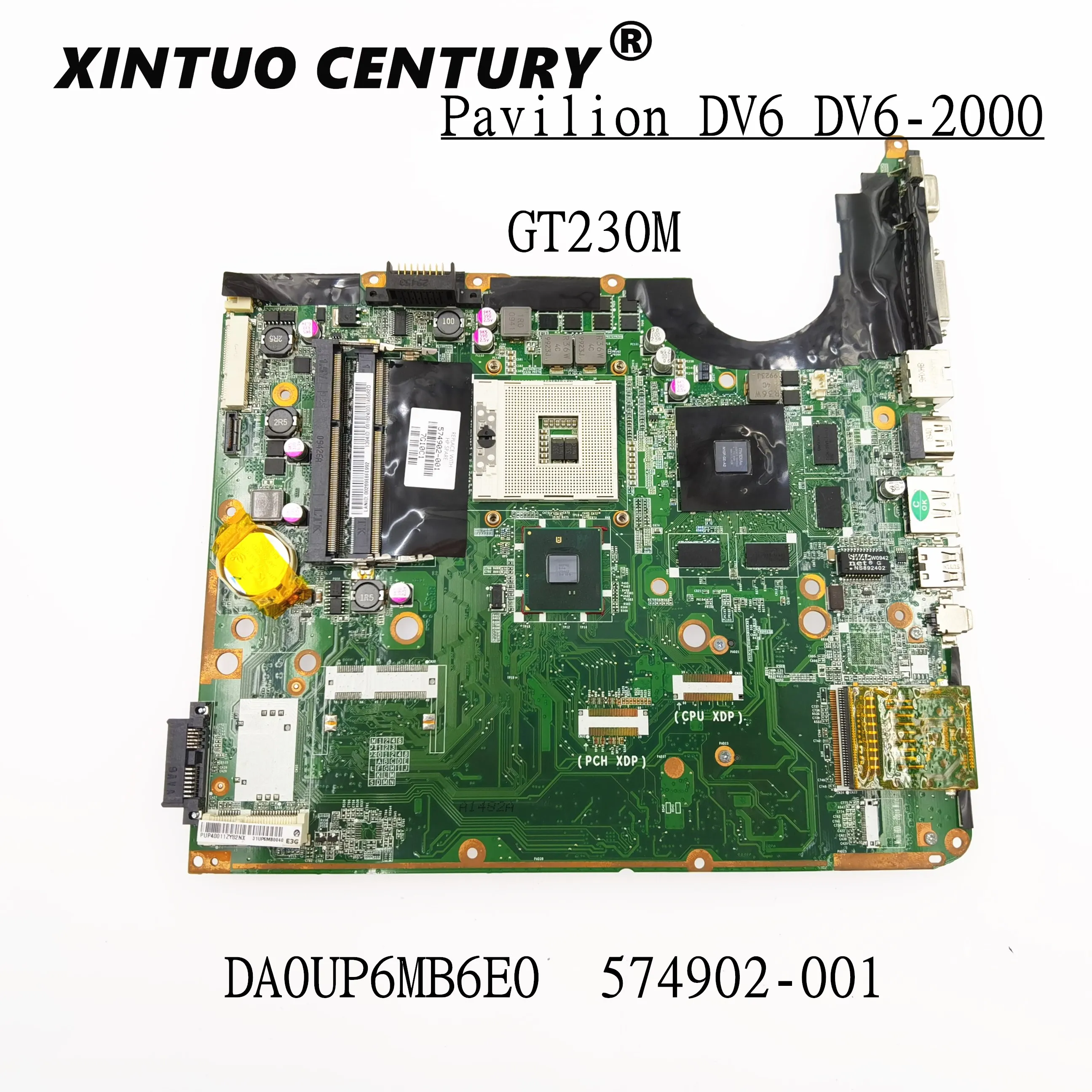 574902-001 для ноутбука HP Pavilion DV7-3000 Серия материнских плат DA0UP6MB6E0 REV E основная плата