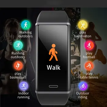 

Fitness Bracelet IP68 Waterproof Smart Bracelet Fitness Tracker Smart Watch Heart Rate Monitor CB03 Smart Band Watch Men Women