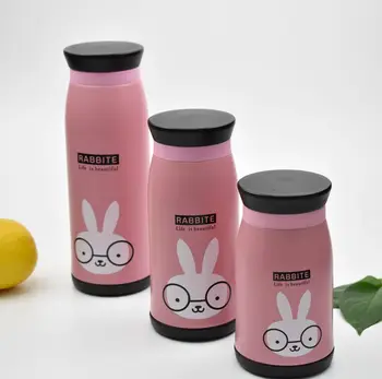 

New Arrival Cartoon Thermos Cup Bottle Stainless Steel Thermocup Vacuum Thermal Mug 260ml/350ml/500ML Funny Gift