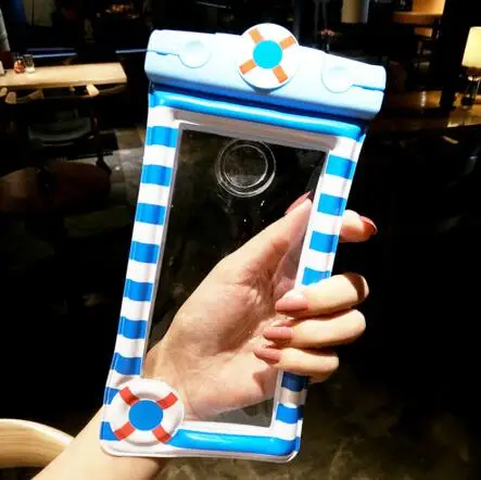 10 Универсальный Водонепроницаемый Чехол для iPhone X, XS, MAX, 8, 7, 6 Plus, samsung, Xiaomi, сумка для мобильного телефона, мультяшный, для плавания, водонепроницаемый чехол для телефона - Цвет: 10