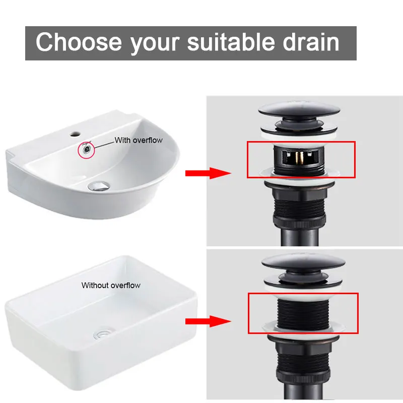 Sink Drain Pipe Set Brass Round Bottle P Trap Pop up Drain Basin Waste Trap Drain Tube Adjustable Height