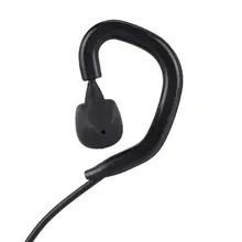 Тактика ушной костный вибратор шумоподавление наушник с U94 Ptt для Baofeng Uv5r 6r Kenwood Tk3107 Tyt Md380