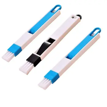 

Window Groove Brush with Dustpan-Gap Groove-Gap Two in One Corner Cranny Household Keyboard Detachable Brush Cleaning Tool