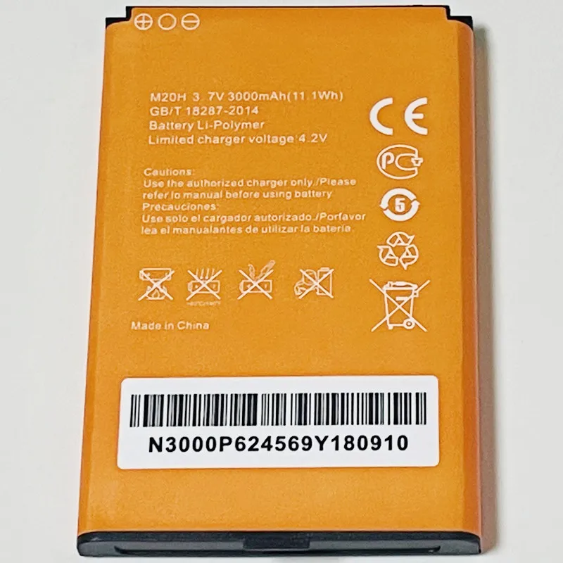 3.7V 3000mAh M20H For BENGTENG M100 M100A M100B M100C 4G LTE WIFI