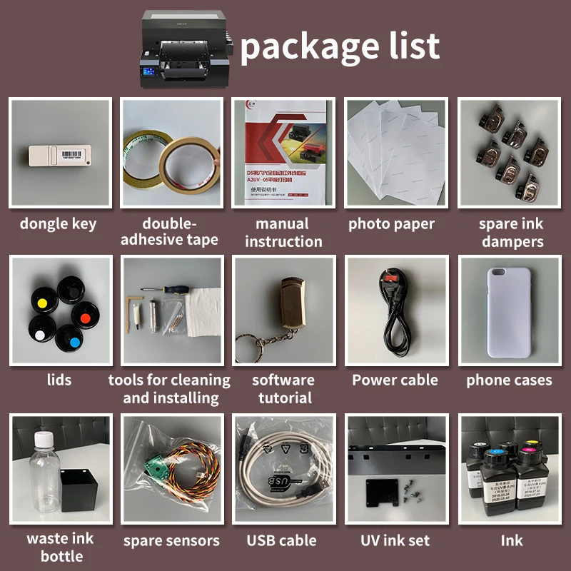 Цифровой Металлический УФ принтер DOMSEM размер A3 струйный планшетный алюминиевый