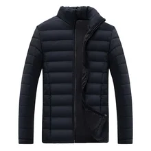 Мужское пальто на утином пуху со стоячим воротником, приталенная зимняя верхняя одежда, теплое пальто, большие размеры 4XL, верхняя одежда, куртка для улицы, Doudoune