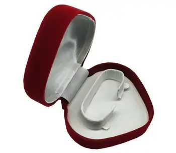 

100pcs/lot Plastic Flocking Bangle Box Big Red Heart Bracelet Handchain Boxes Jewelry Packing Display Gift Box Wholesale