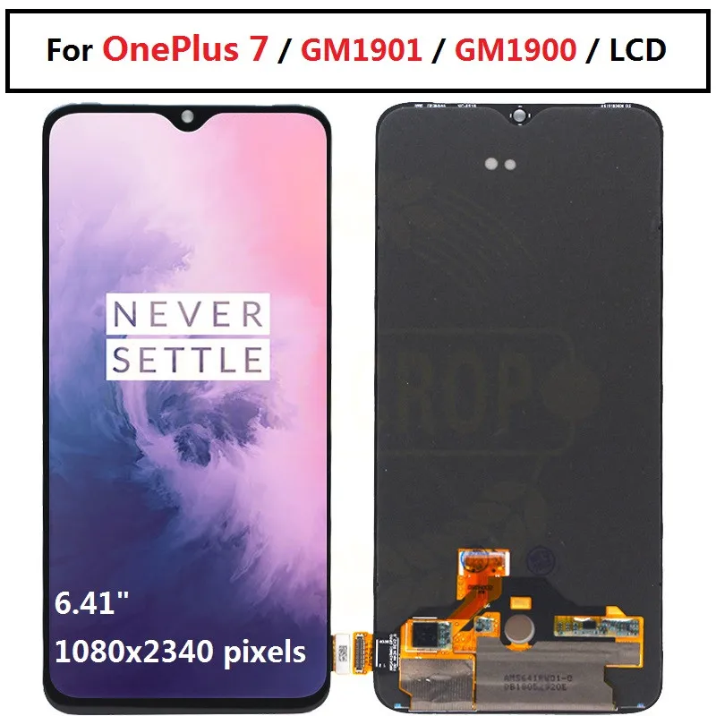 Для oneplus 7 Замена ЖК-дисплея+ сенсорный экран для oneplus 7 дигитайзер сборка Замена для oneplus 7 lcd