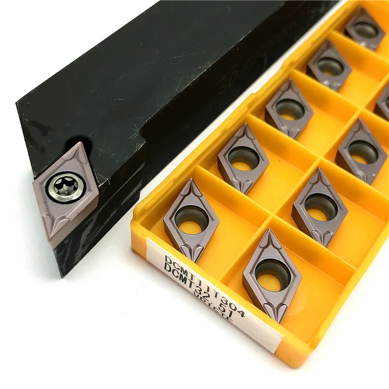 SDJCR1212H11 SDJCR1616H11 SDJCR2020k11 SDJCR2525M11 External tool holder + Carbide Inserts DCMT11T304 DCMT11T308 Cutting Tool