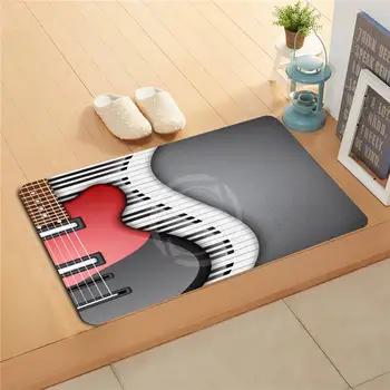 

K&!138 Custom Piano key patterns #u Doormat Home Decor Door mat Floor Mat Bath Mats foot pad J-725F138ws